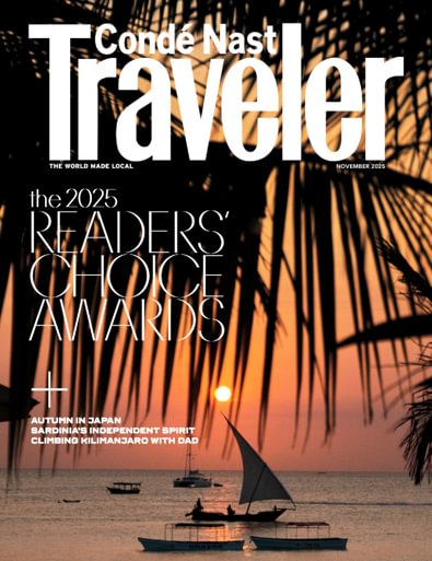 Conde Nast Traveler digital cover