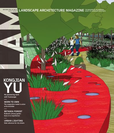 Landscape Architecture Magazine digital cover