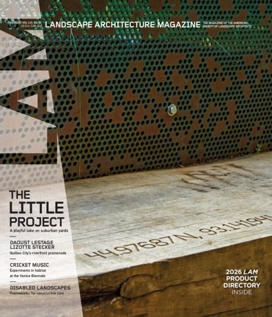 Landscape Architecture Magazine digital cover