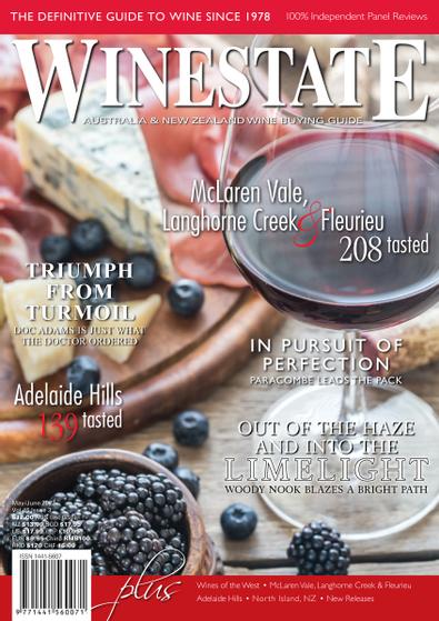 Winestate Magazine digital cover