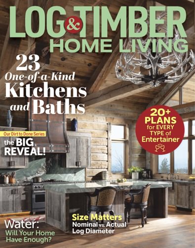 Log Home Living digital subscription Log Home Living digital cover