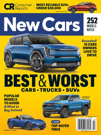 Consumer Reports New Cars digital cover