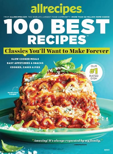 allrecipes 100 Best Recipes digital cover