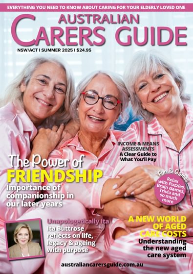 Australian Carers Guide NSW/ ACT digital cover