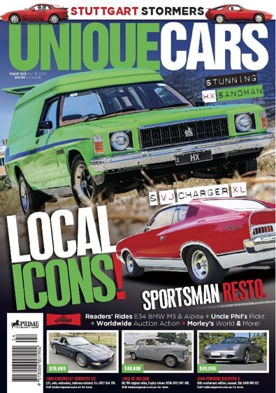Unique Cars Australia digital cover