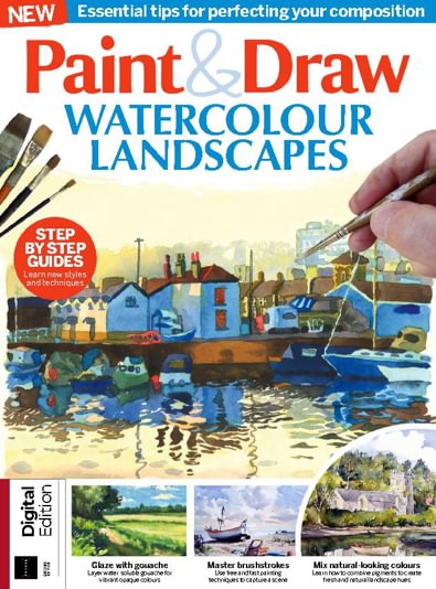 Paint & Draw: Watercolour Landscapes digital cover