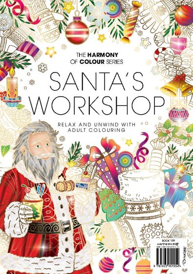 Colouring Book. Santa's Workshop digital cover
