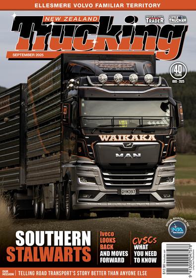 NZ Trucking magazine cover