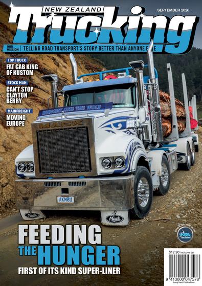 NZ Trucking magazine cover