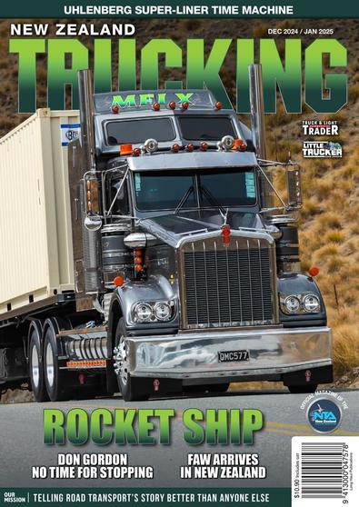 NZ Trucking magazine cover
