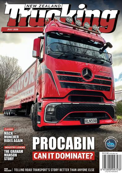 NZ Trucking magazine cover