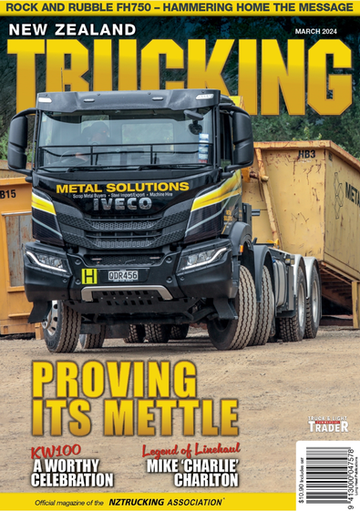 NZ Trucking magazine cover