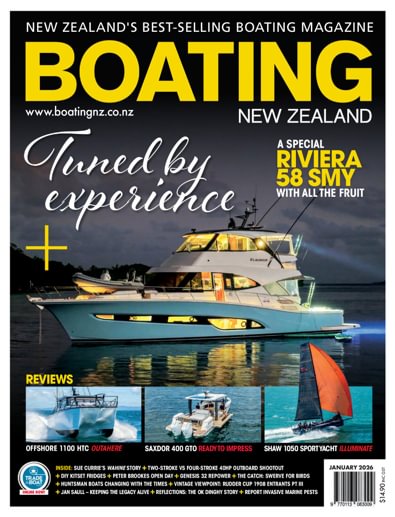 Boating NZ magazine cover