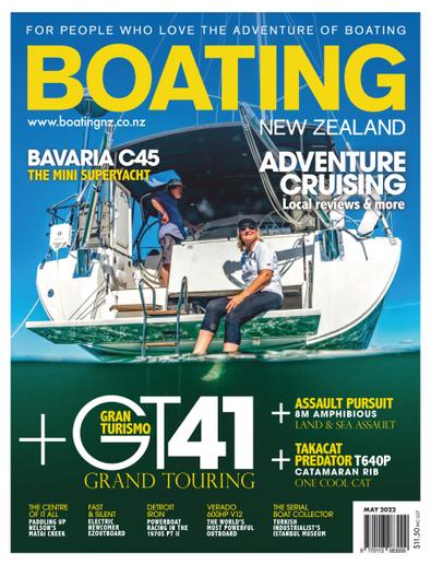 Boating NZ magazine cover