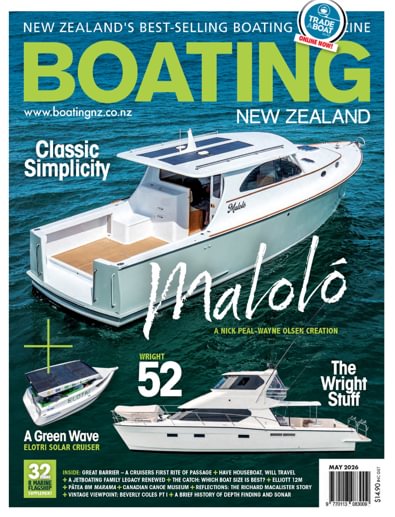 Boating NZ magazine cover