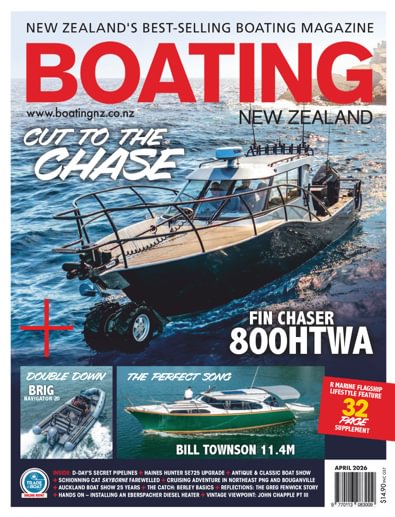 Boating NZ magazine cover