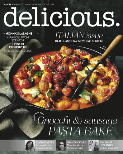 delicious. (AU) magazine cover