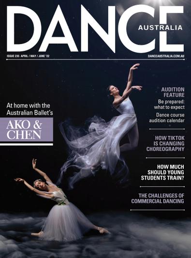 Dance Australia (AU) magazine cover