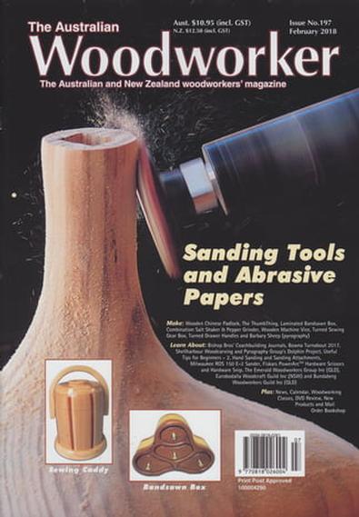 The Australian Woodworker (AU) magazine cover