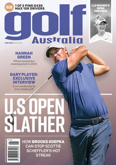 Golf Australia (AU) magazine cover