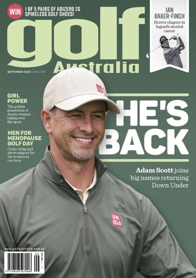 Golf Australia (AU) magazine cover