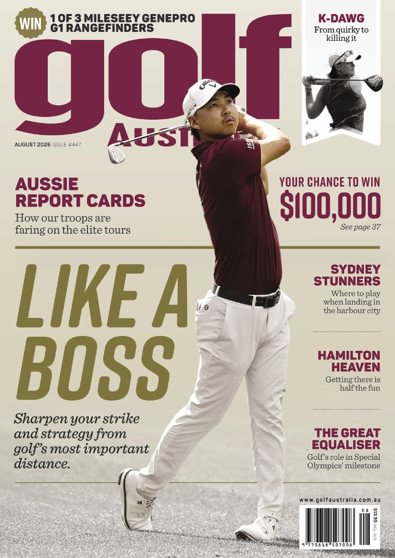 Golf Australia (AU) magazine cover