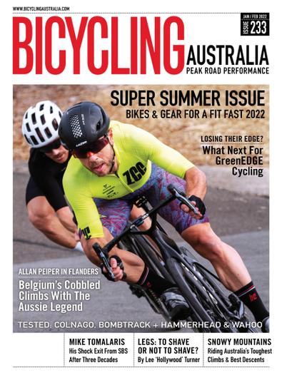 Bicycling Australia (AU) magazine cover