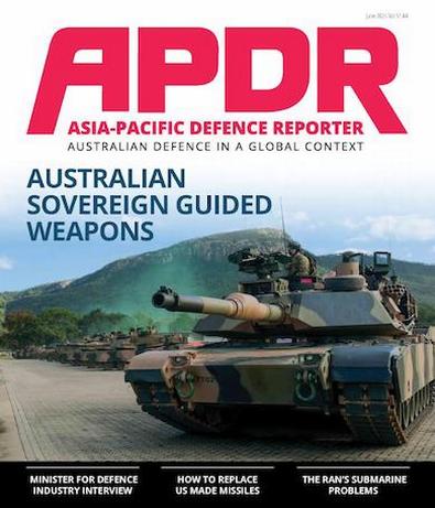 Asia-Pacific Defence Reporter (AU) magazine cover