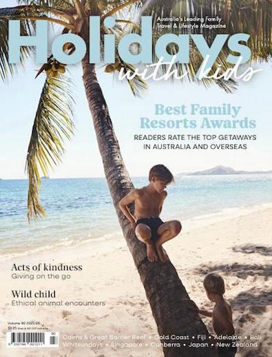 Holidays with Kids (AU) magazine cover