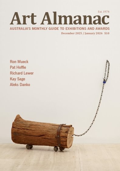 Art Almanac the Australian gallery guide (AU) magazine cover