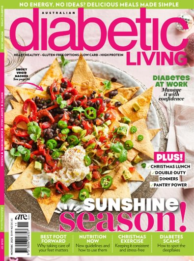 Diabetic Living (AU) magazine cover