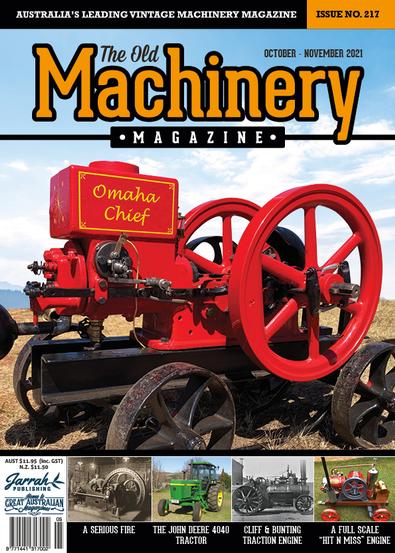 The Old Machinery Magazine (AU) cover