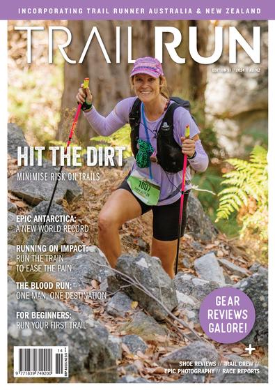 Trail Run Magazine cover
