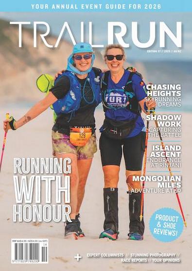 Trail Run Magazine cover