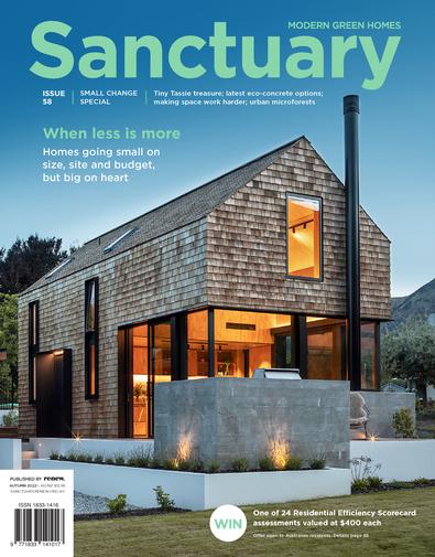 Sanctuary: modern green homes (AU) magazine cover