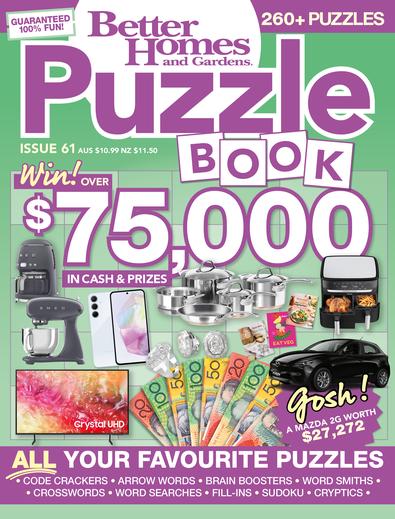 Better Homes and Gardens Puzzle Book (AU) magazine cover