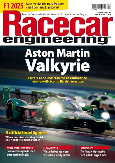 Racecar Engineering (UK) magazine cover