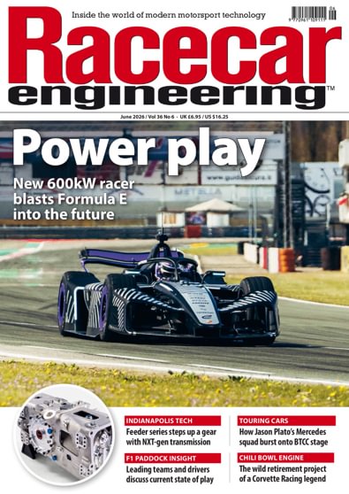 Racecar Engineering (UK) magazine cover