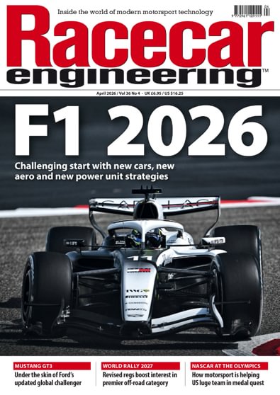 Racecar Engineering (UK) magazine cover