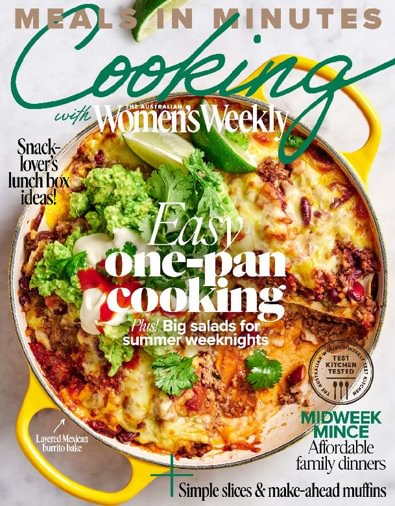 Cooking with The Australian Women's Weekly (AU) magazine cover