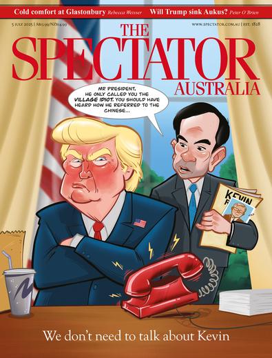The Spectator Australia (AU) magazine cover
