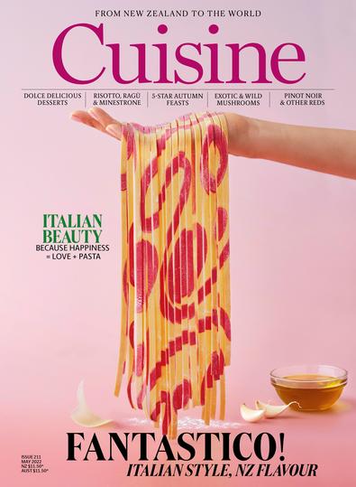 Cuisine magazine cover