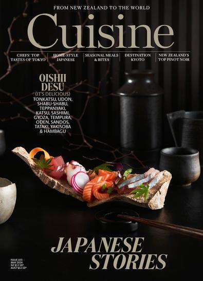 Cuisine magazine cover