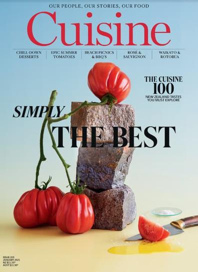 Cuisine magazine Dec 2020 cover