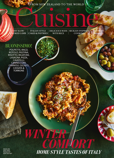 Cuisine magazine cover