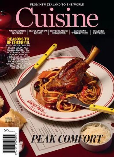 Cuisine magazine cover