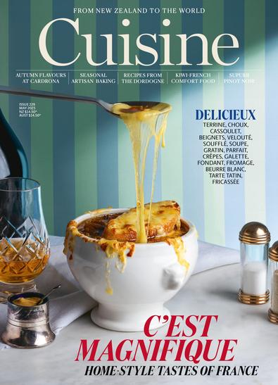 Cuisine magazine cover
