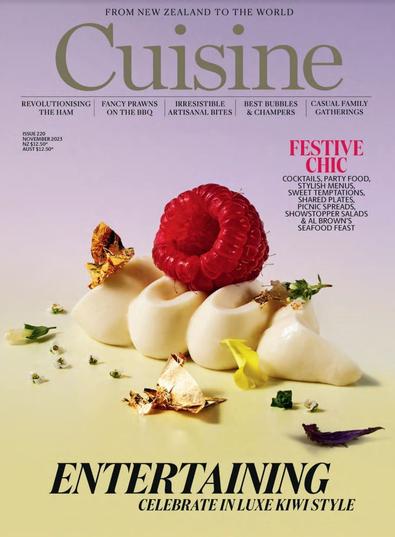 Cuisine magazine cover