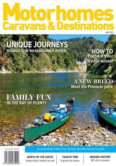 Motorhomes, Caravans & Destinations magazine cover