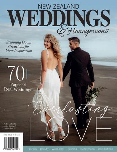 New Zealand Weddings & Honeymoons magazine cover